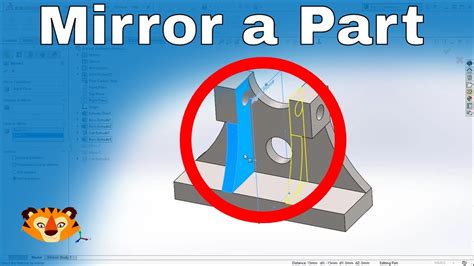 how to mirror sheet metal part in solidworks|solidworks make mirrored part independent.